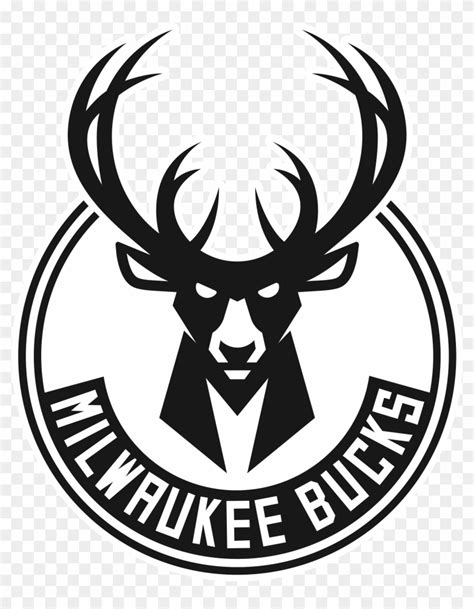 milwaukee bucks logo black and white